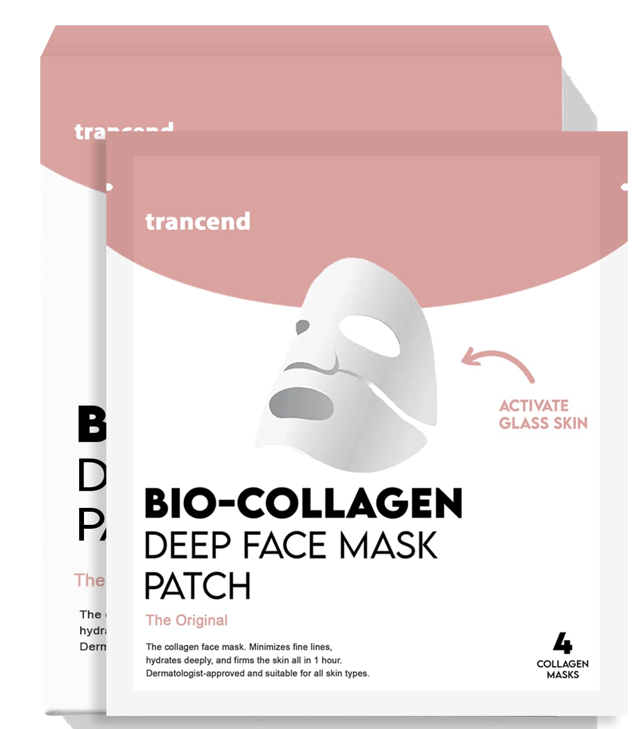 SkinGlow Collagen Hydrogel Face Mask (4 Pack)